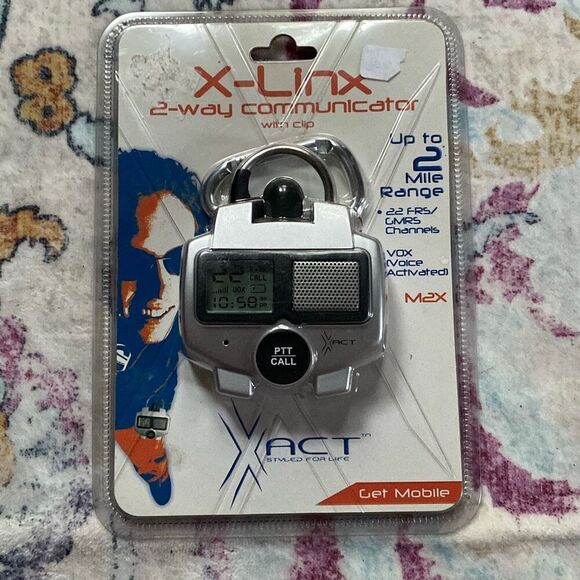 XACT X-LINX X2X 2-Way Wristwatch Communicator Vintage 2003 NEW SEALED clip - Picture 1 of 6
